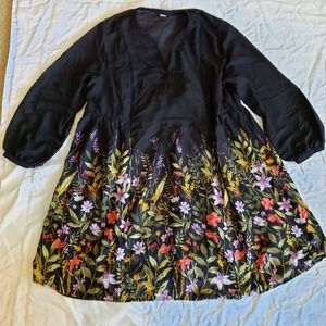 Old Navy XL georgette swing dress NWT